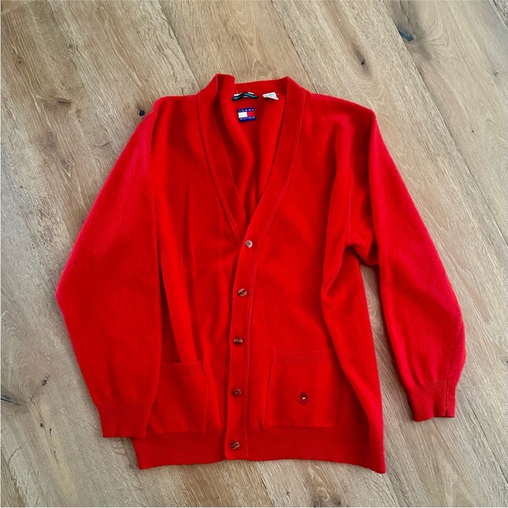 Vintage Early 90s Tommy Hilfiger Wool Cardigan